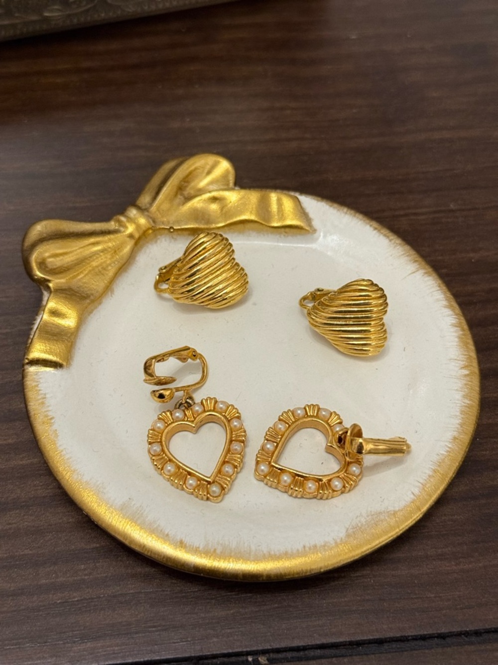 Vintage Heart Earring Bundle